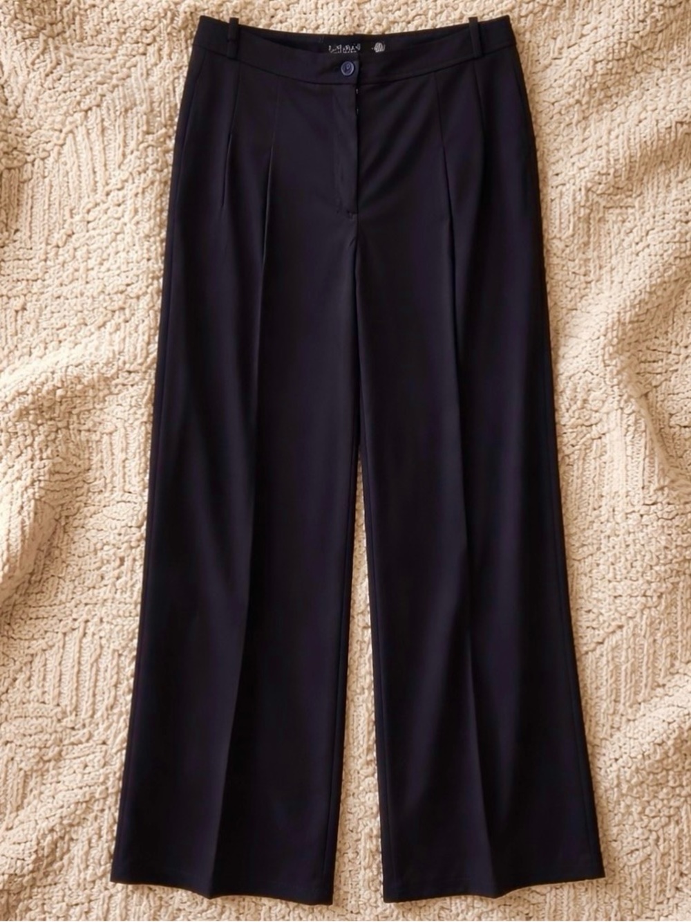 Lauren Ralph Lauren NWT Navy Wide-Leg Dress Pants Sz 6